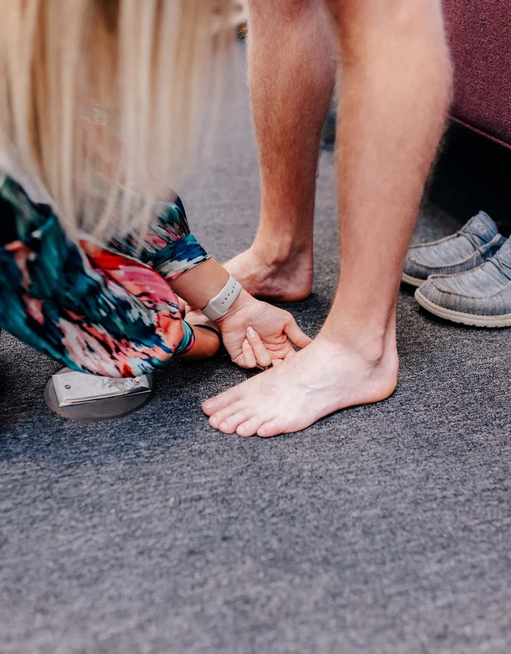 Knee Foot Treatment